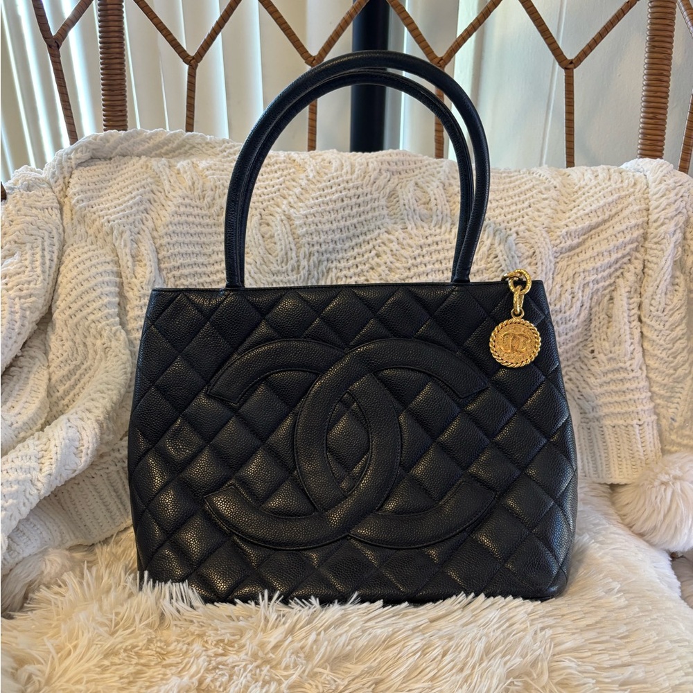 Authentic Chanel Medallion Tote